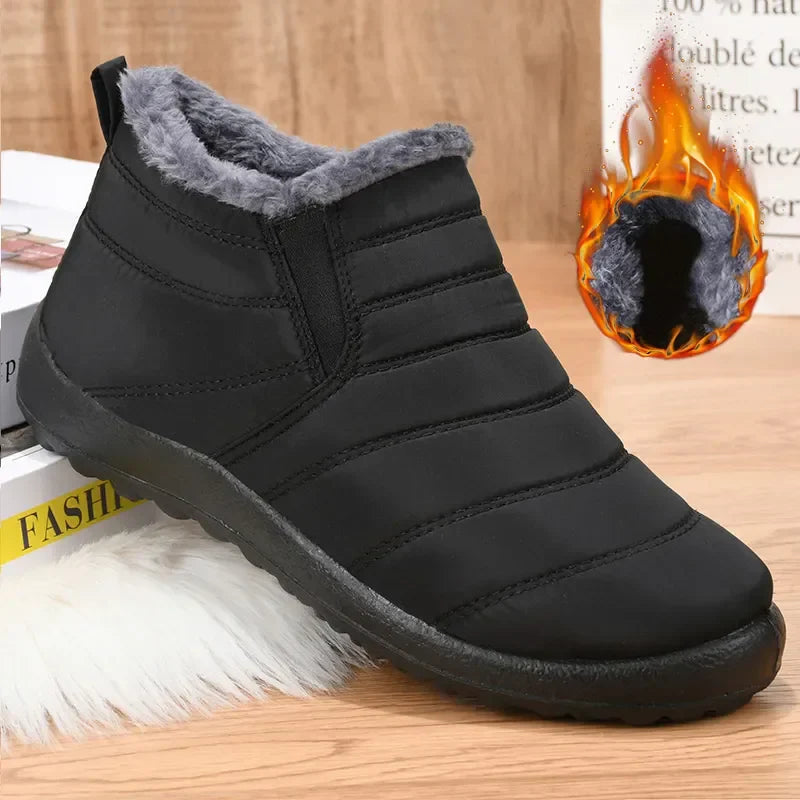 Bota Casual Impermeável Forrada Inverno