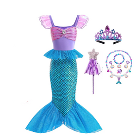 Fantasia Infantil Ariel Oceano Encantado