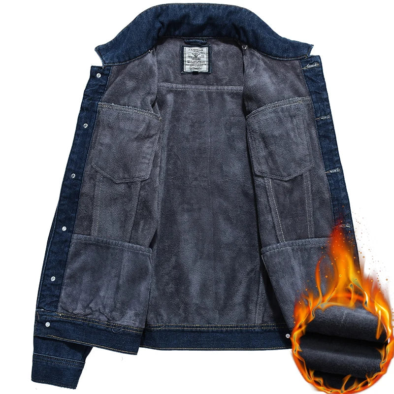 Jaqueta Jeans Masculina Cardigan