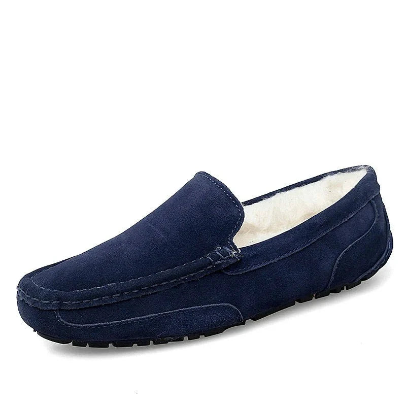 Mocassim de Couro Forrado Inverno Fear