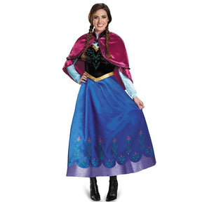 Fantasia Anna Cosplay Feminino