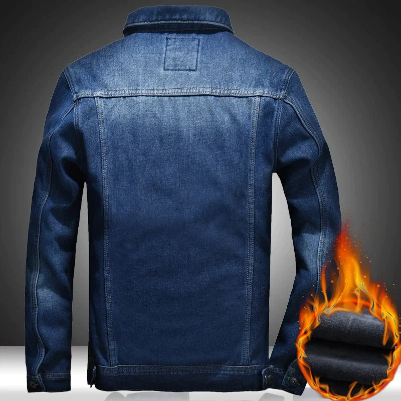 Jaqueta Jeans Masculina Cardigan