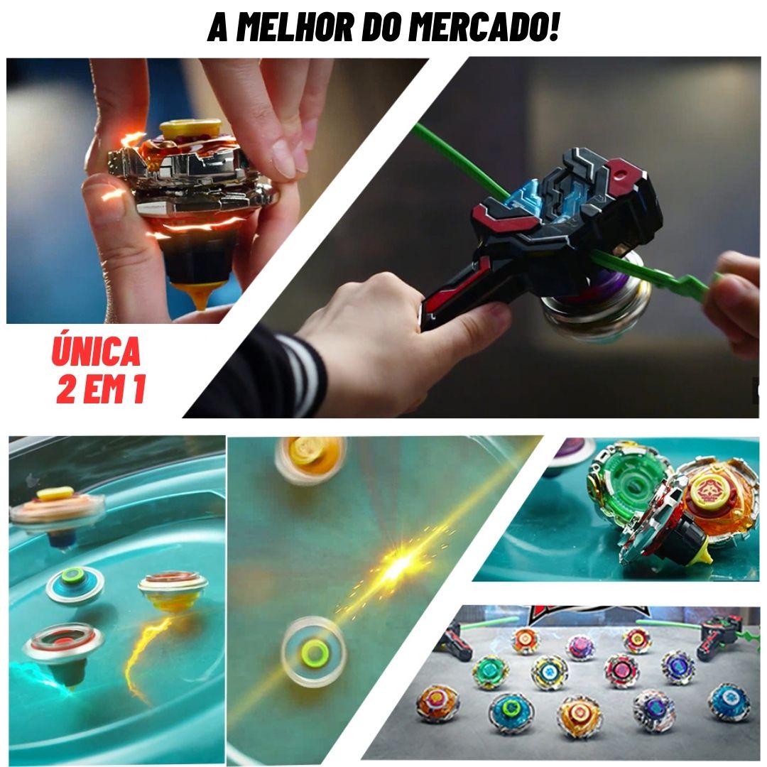 Beyblade Lojas Passada Fina - Série 2 em 1 - Se Torne o Maior Campeão!