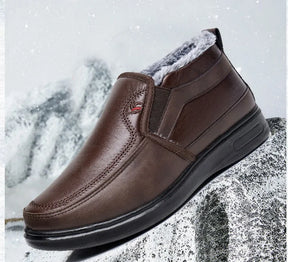 Mocassim de Couro Inverno Forrado Winter