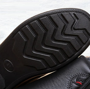 Mocassim de Couro Inverno Forrado Winter