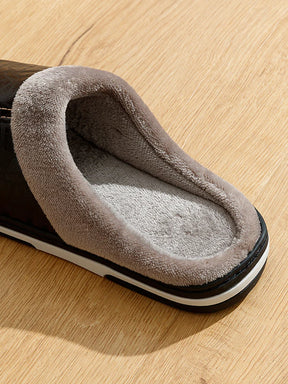 Chinelo de Couro Inverno Home