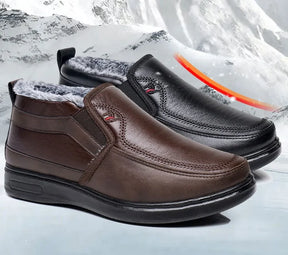 Mocassim de Couro Inverno Forrado Winter