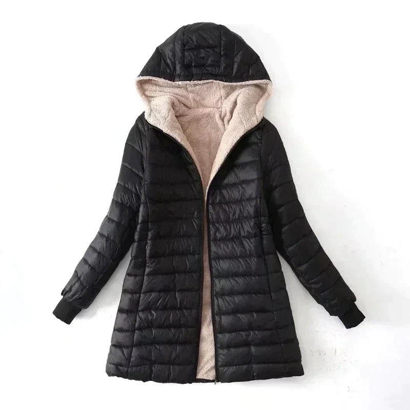 Jaqueta Parka Feminina Puffer Slim 2024