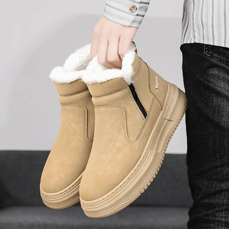 Bota Casual de Inverno Forrada StyleWear Tendência 2024