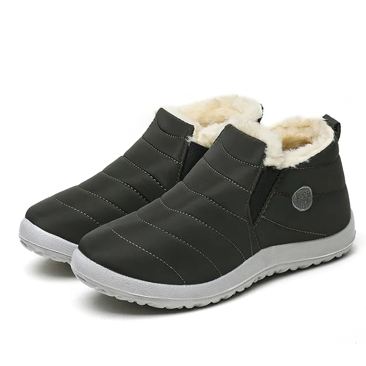 Bota Casual Impermeável Forrada Inverno