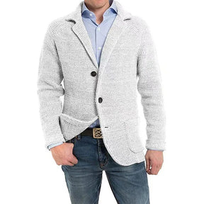 Casaco de Malha Tricô Cardigan