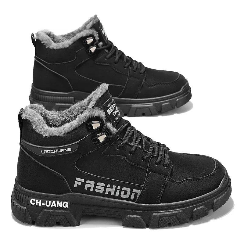 Bota de Couro Inverno Tática Shark