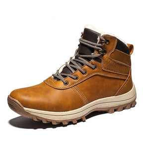 Bota Casual de Couro Inverno Ártic