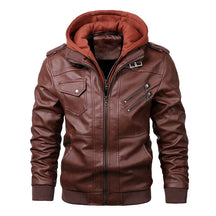 Jaqueta De Couro Masculina Street Fashion