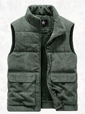 Colete Masculino Puffer Forrado com Lã Orion