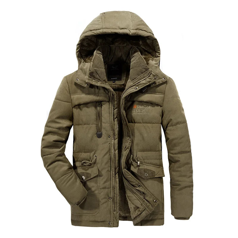 Jaqueta Parka Masculina Militar Kairos