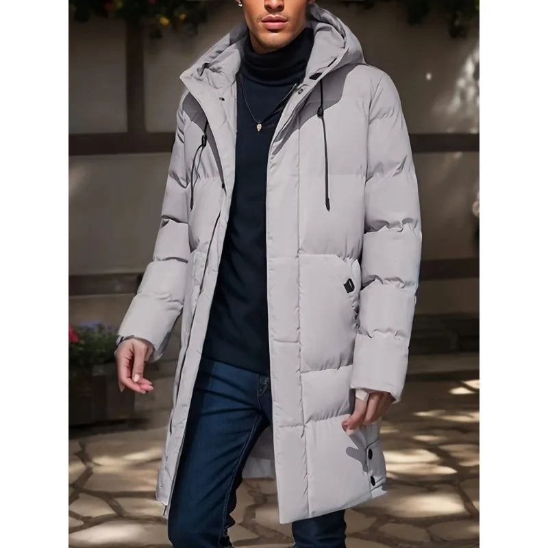 Jaqueta Parka Masculina Casual Warm