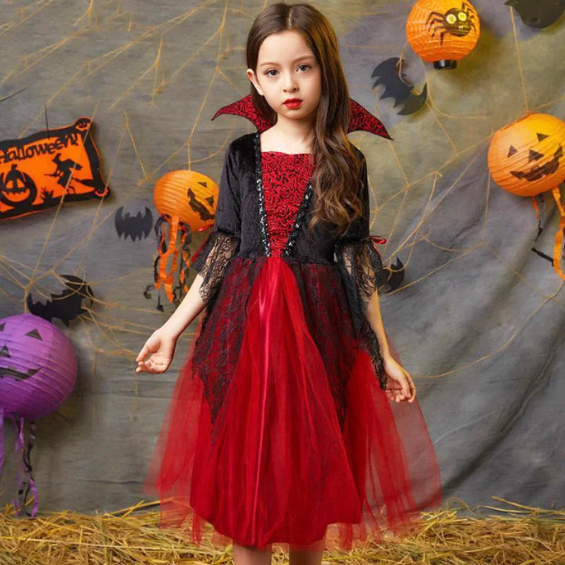 Fantasia Vampira Infantil Halloween