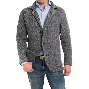 Casaco de Malha Tricô Cardigan