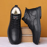 Bota de Couro Forrada Inverno Vintage American