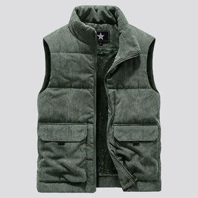 Colete Masculino Puffer Forrado com Lã Orion