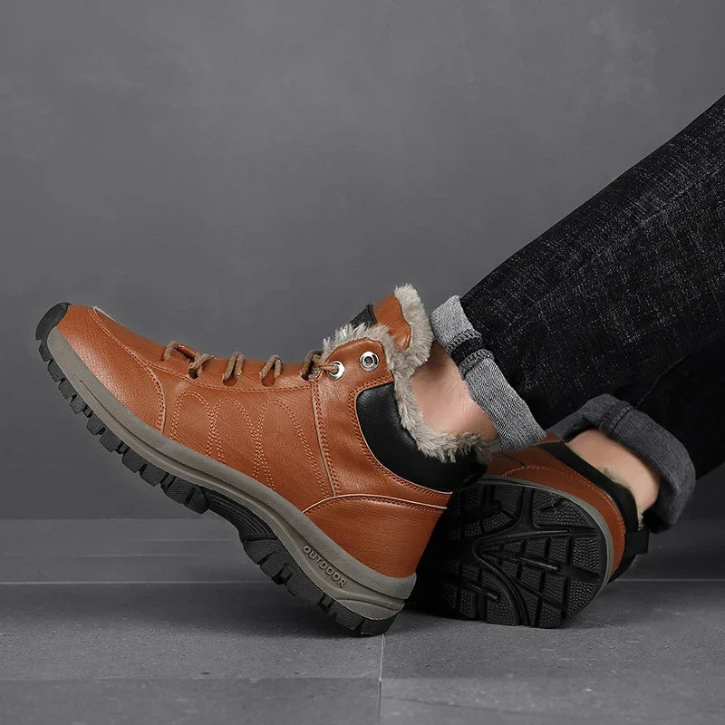 Bota de Couro Inverno Forrada Emporio Man