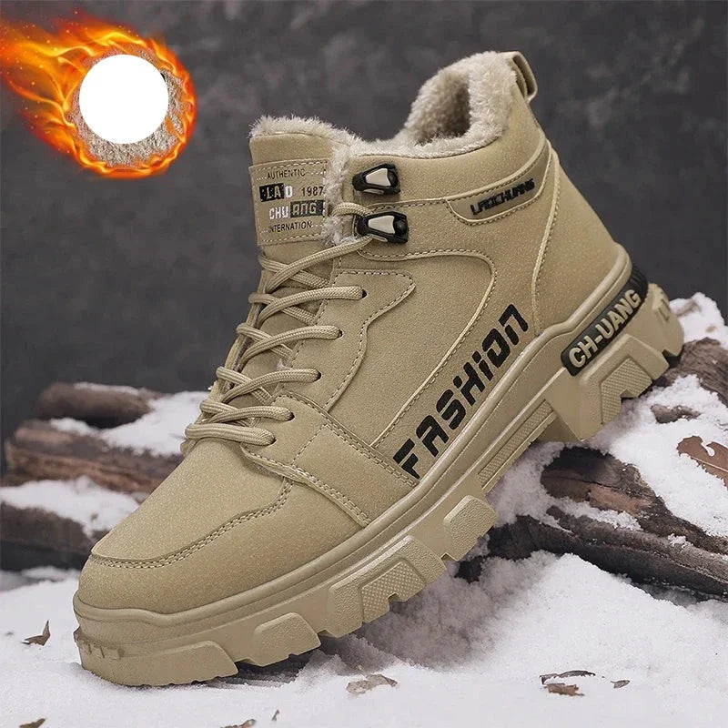 Bota de Couro Inverno Tática Shark