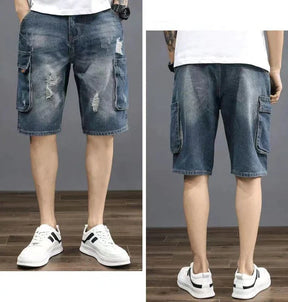 Bermuda Jeans Carga Baggy