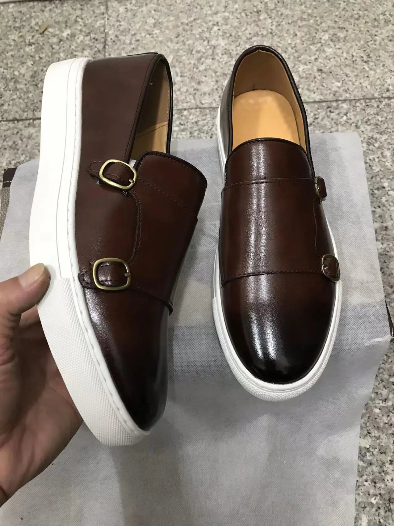 Sapato Mocassim de Couro Elegance