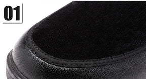 Mocassim de Couro Inverno Forrado Elegant