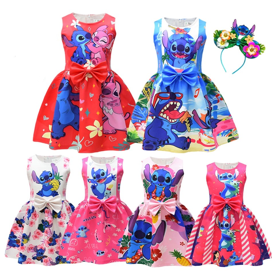 Vestido Stitch - Lilo & Stitch