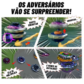 Beyblade Lojas Passada Fina - Série 2 em 1 - Se Torne o Maior Campeão!