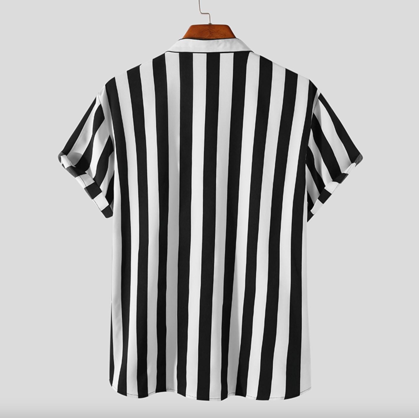 Camisa Versátil Casual Listrada