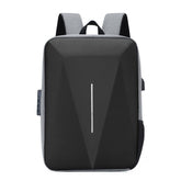 Mochila Anti Furto Executiva Minimalista - Notebook 15` Impermeável, Porta USB e Trava TSA