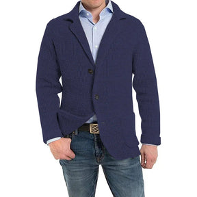 Casaco de Malha Tricô Cardigan