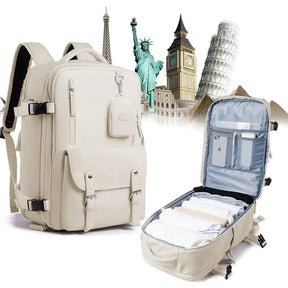 Mochila de Viagem Multicompartimentos Impermeável - Elegancy