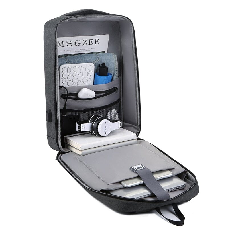 Mochila Executiva Havock - Notebook 15` Impermeável, Porta USB e Trava TSA